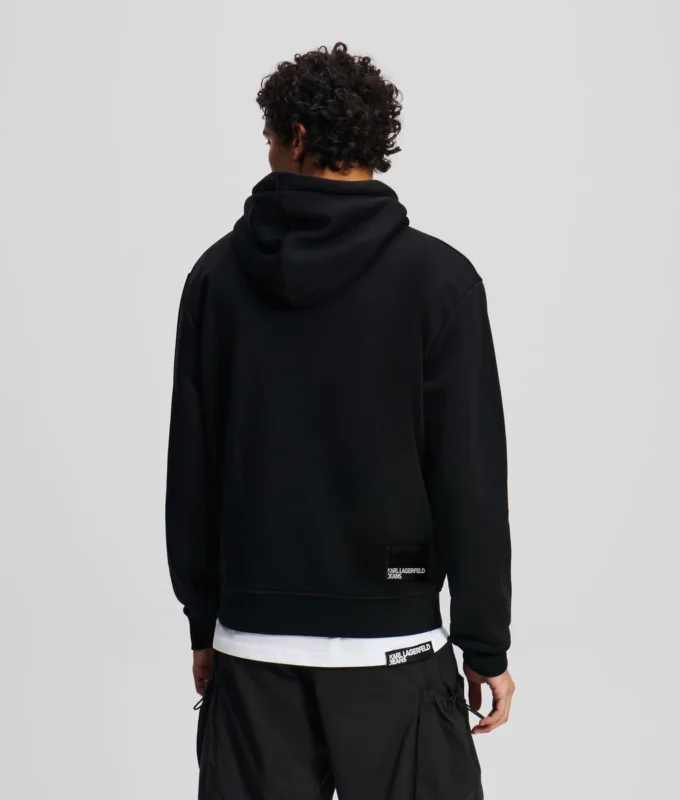 SUDADERA CON CAPUCHA Y LOGOTIPO