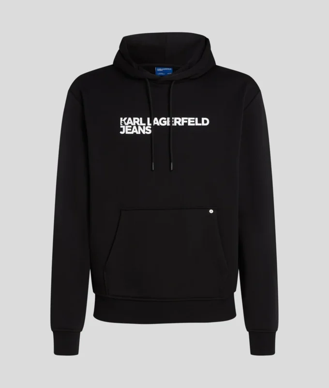 SUDADERA CON CAPUCHA Y LOGOTIPO