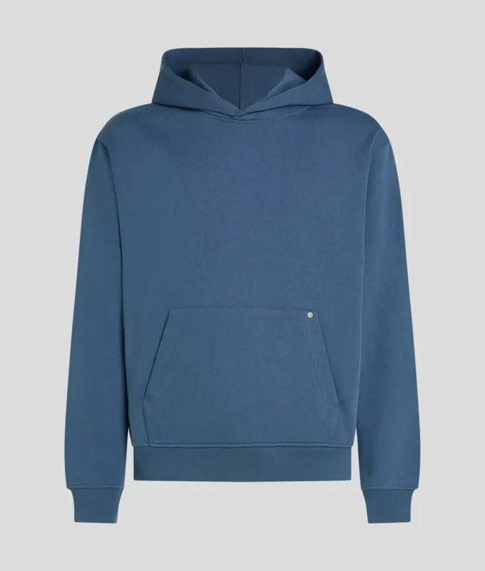 SUDADERA CON CAPUCHA Y LOGOTIPO DE PARCHE
