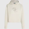 Sudadera con capucha y monograma con tachuelas