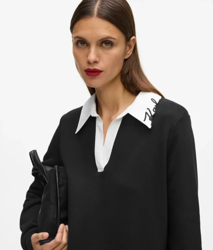 Sudadera con cuello característico