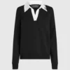 Sudadera con cuello característico