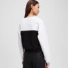 SUDADERA CON CUELLO EN V