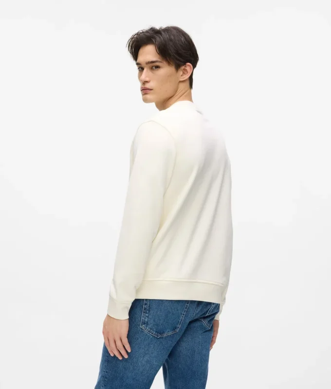 Sudadera con cuello redondo y logotipo