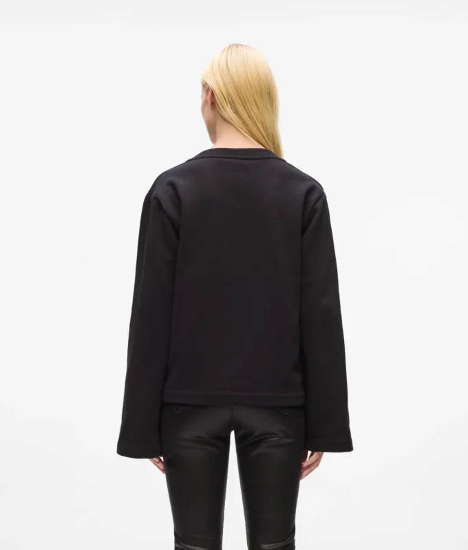 Sudadera con dobladillo característico
