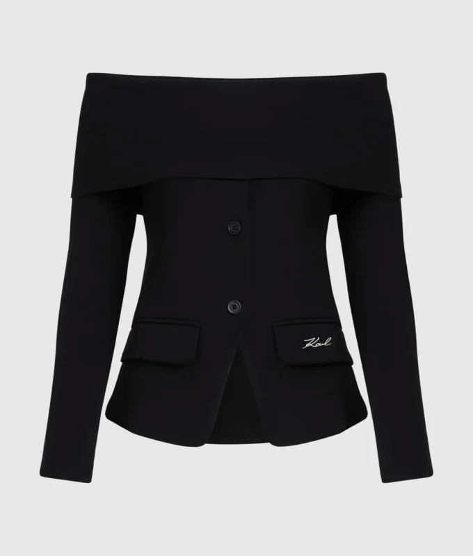 Sudadera con hombros descubiertos