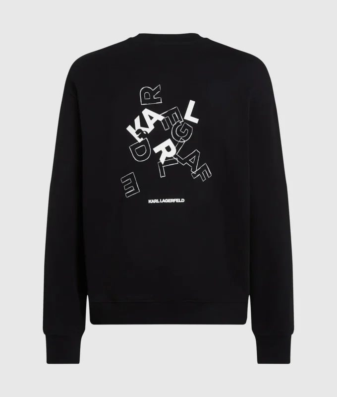 Sudadera con letras del logotipo