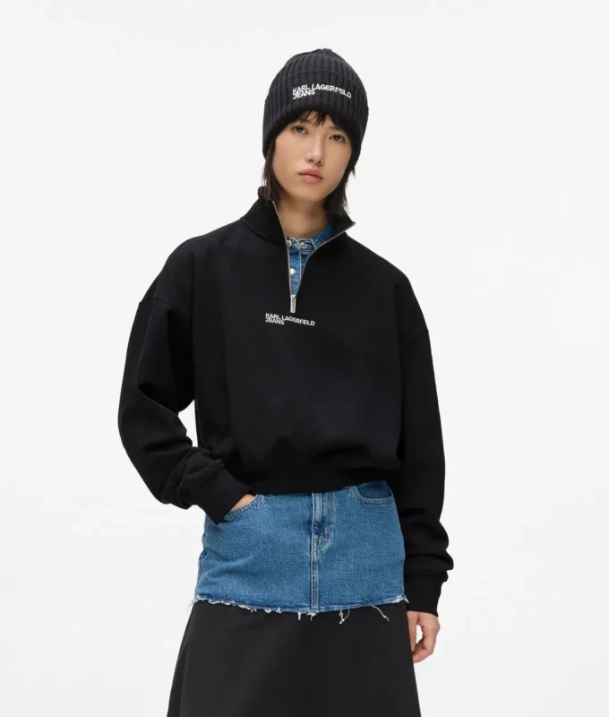 Sudadera con media cremallera