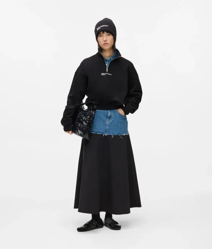 Sudadera con media cremallera