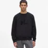 Sudadera con monograma de lentejuelas