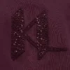 Sudadera con monograma de lentejuelas