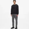 Sudadera con monograma de lentejuelas