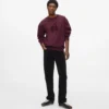 Sudadera con monograma de lentejuelas