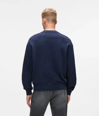 Sudadera con monograma en relieve