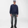 Sudadera con monograma en relieve