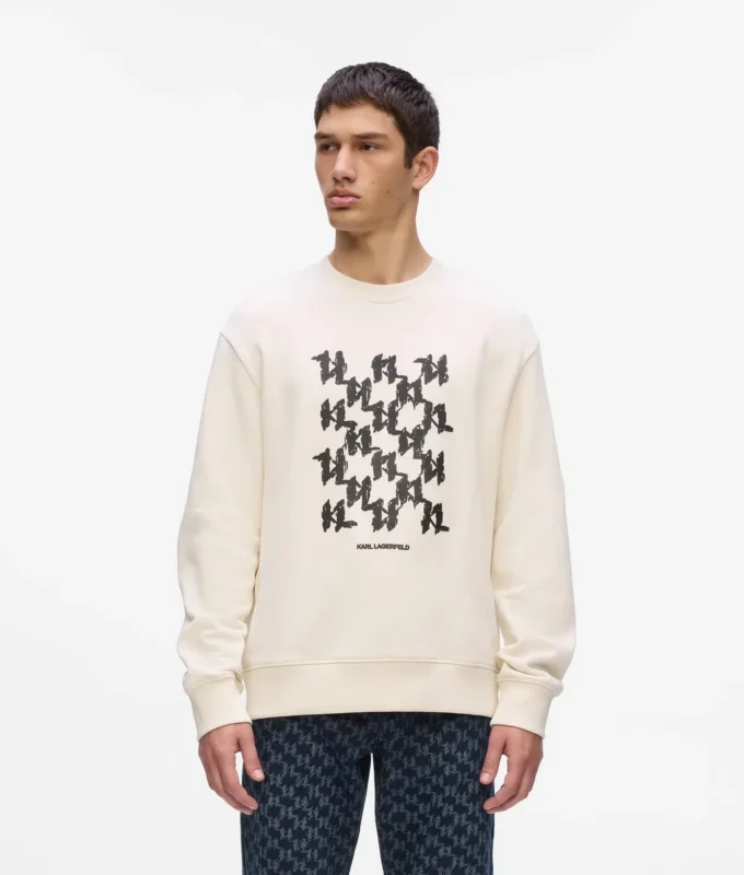 Sudadera con monograma gráfico