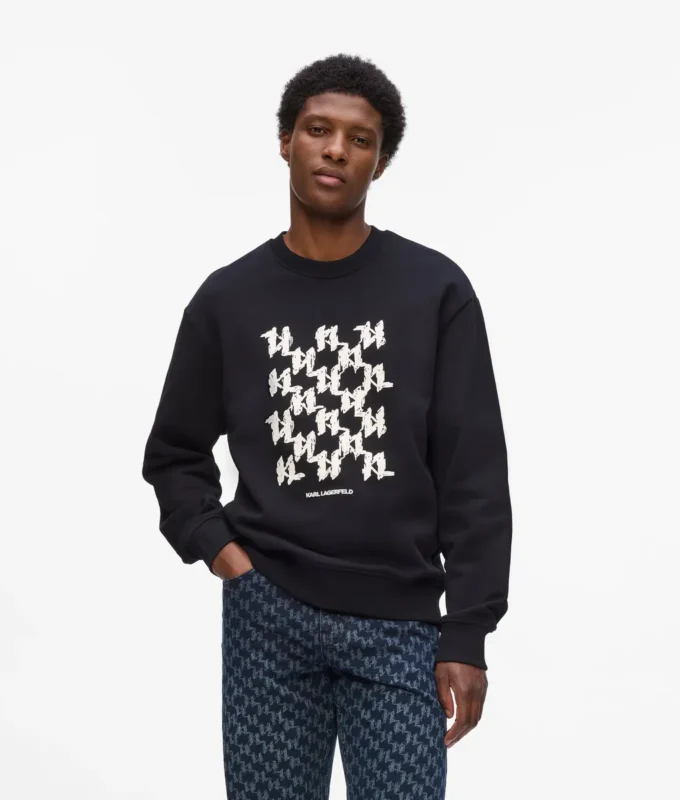 Sudadera con monograma gráfico