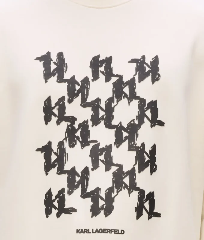 Sudadera con monograma gráfico