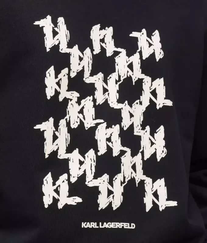 Sudadera con monograma gráfico