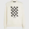 Sudadera con monograma gráfico