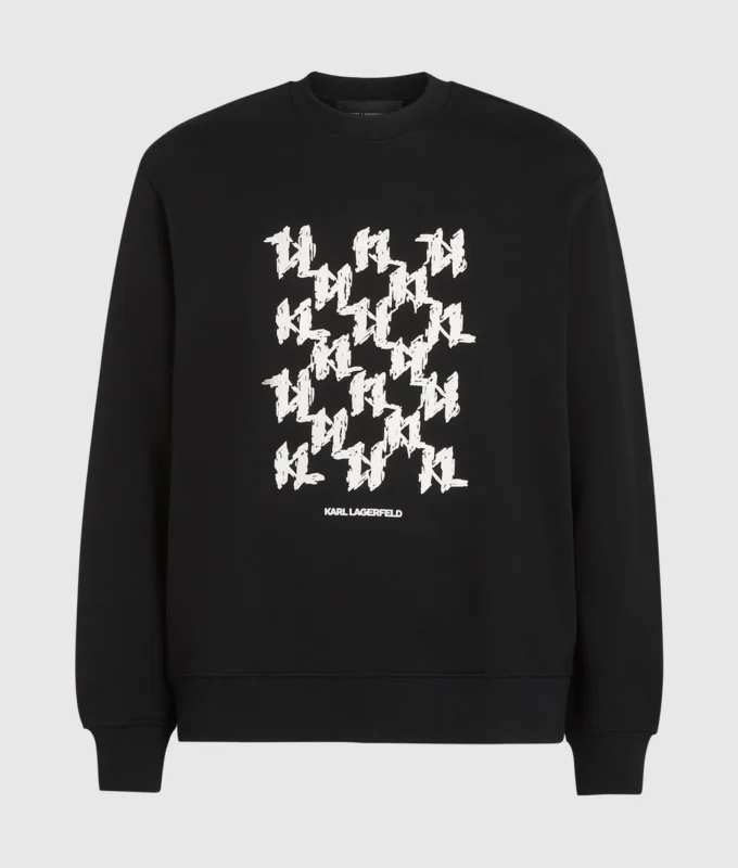 Sudadera con monograma gráfico