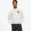 Sudadera con parche monograma