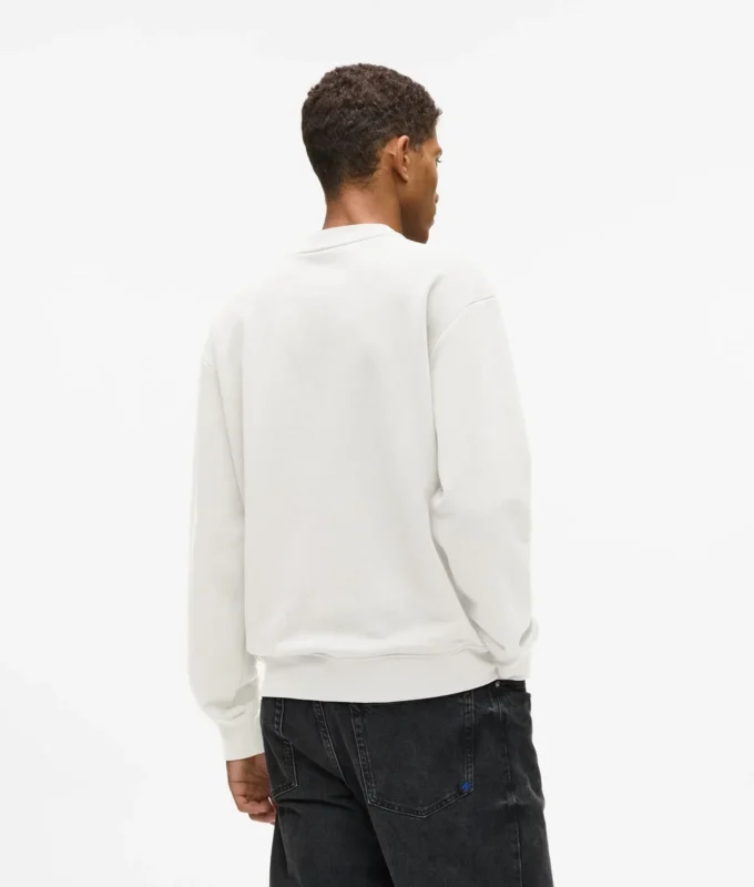 Sudadera con parche monograma