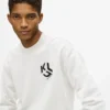 Sudadera con parche monograma