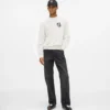 Sudadera con parche monograma