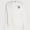 Sudadera con parche monograma