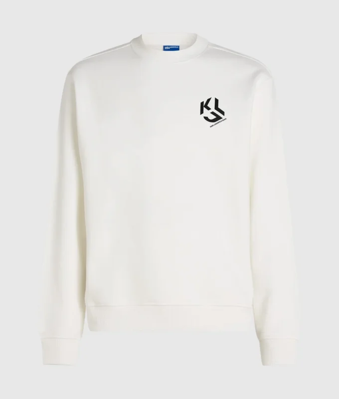 Sudadera con parche monograma