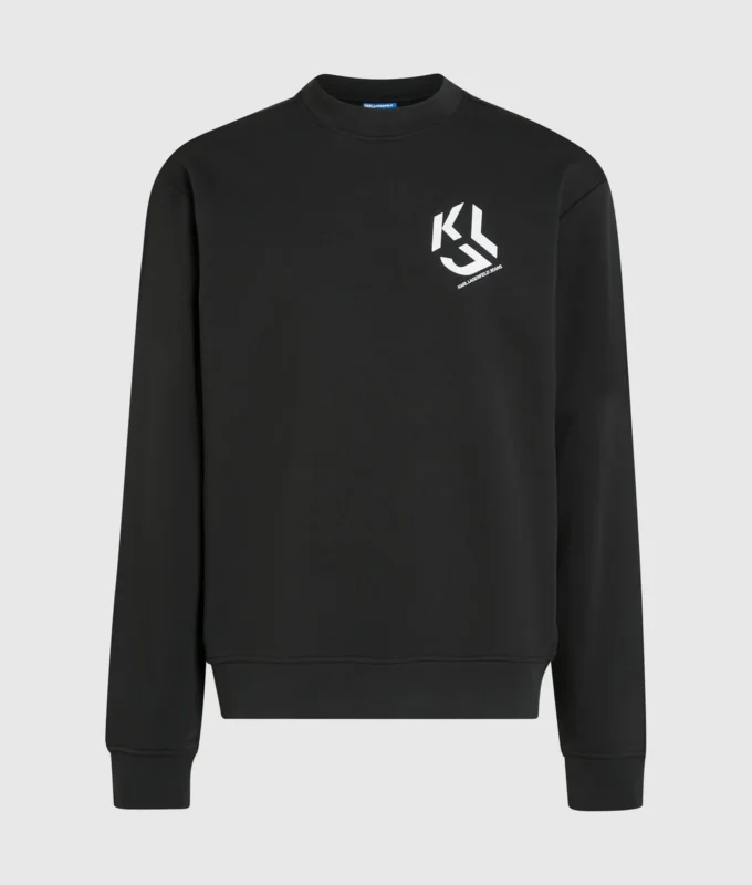 Sudadera con parche monograma