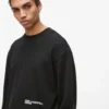 Sudadera holgada con estampado de Karl