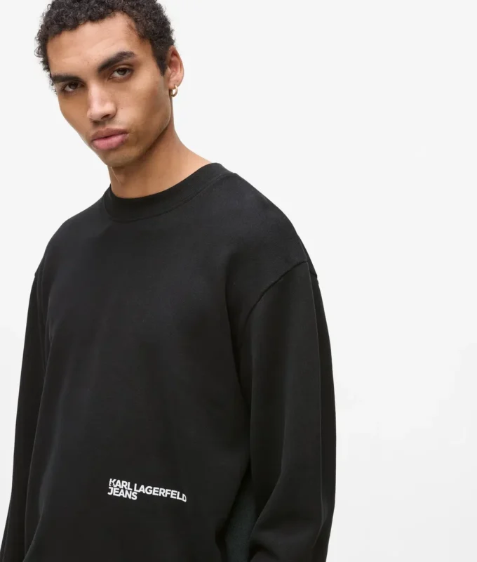 Sudadera holgada con estampado de Karl
