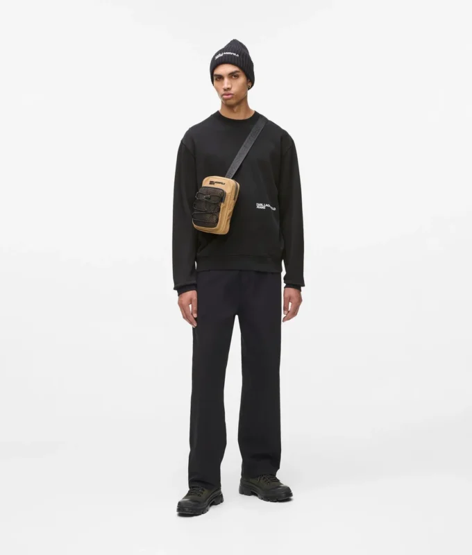 Sudadera holgada con estampado de Karl
