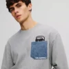 SUDADERA IKON DENIM POCKET