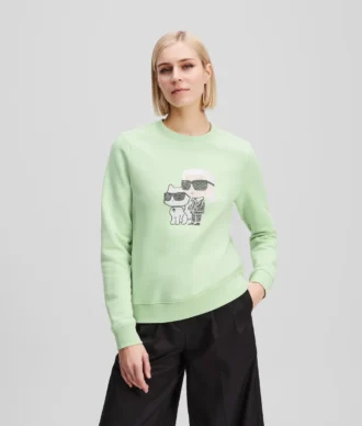 SUDADERA IKON KARL & CHOUPETTE CON STRASS