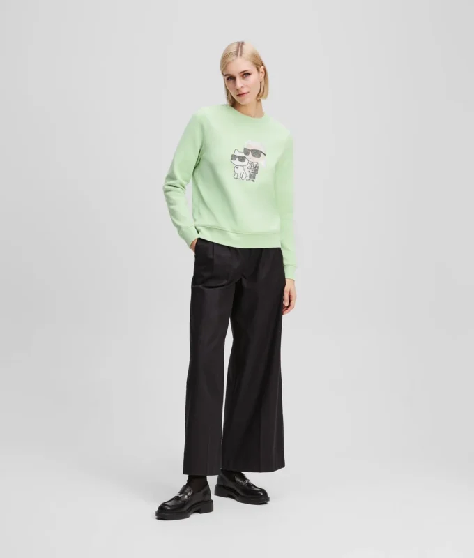 SUDADERA IKON KARL & CHOUPETTE CON STRASS