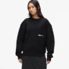 Sudadera relajada con cita de Karl