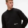 Sudadera relajada con cita de Karl
