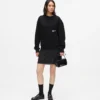 Sudadera relajada con cita de Karl