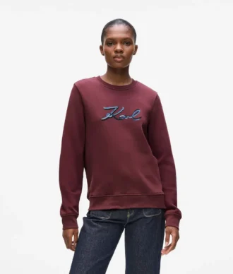 Sudadera Signature con lentejuelas