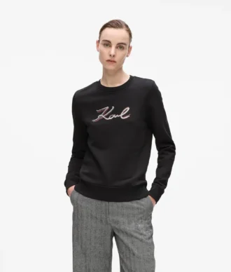Sudadera Signature con lentejuelas