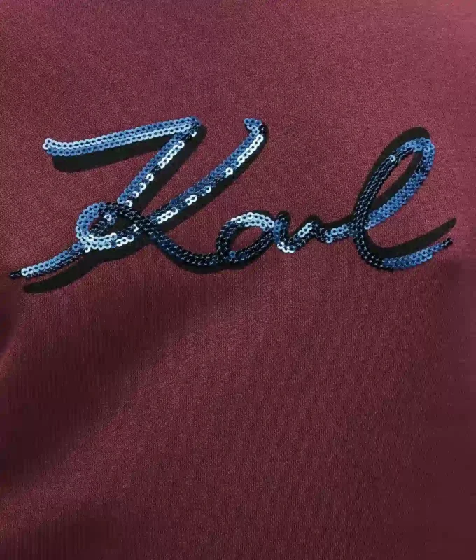 Sudadera Signature con lentejuelas