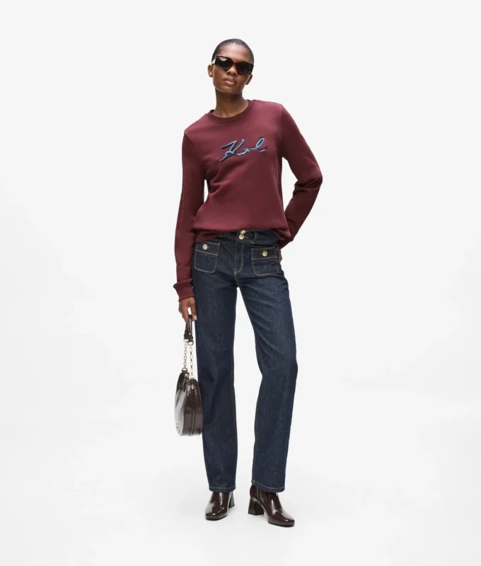Sudadera Signature con lentejuelas