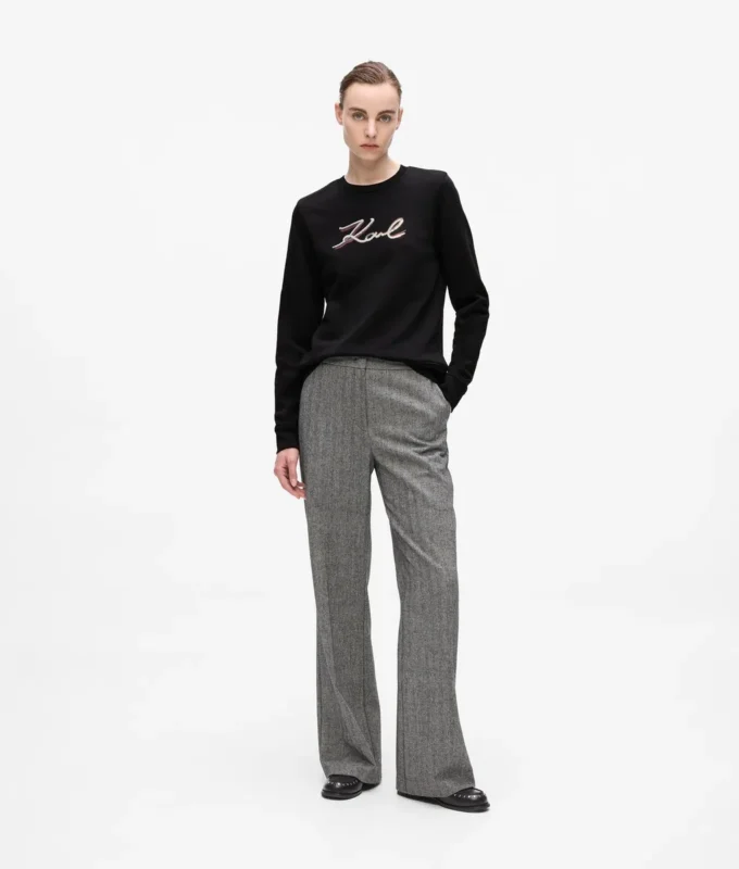 Sudadera Signature con lentejuelas