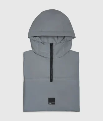 Sudadera sin mangas con capucha reflectante