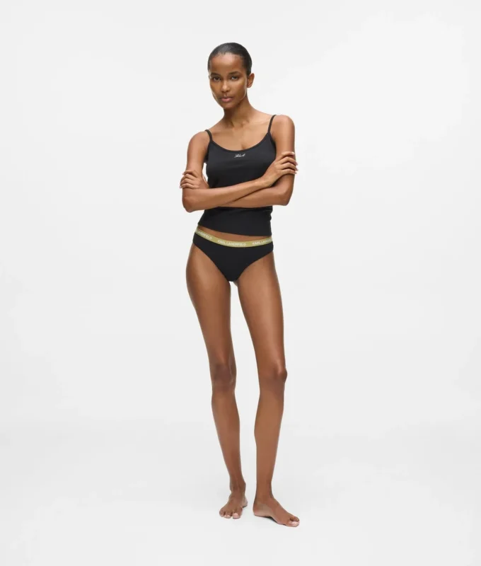 Tanga con cintura multicolor – Pack de 3