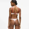 Tanga con estampado de corazones
