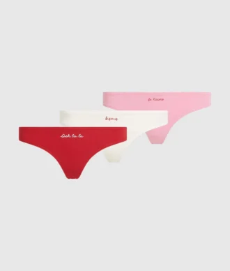 Tanga Love Notes, paquete de 3